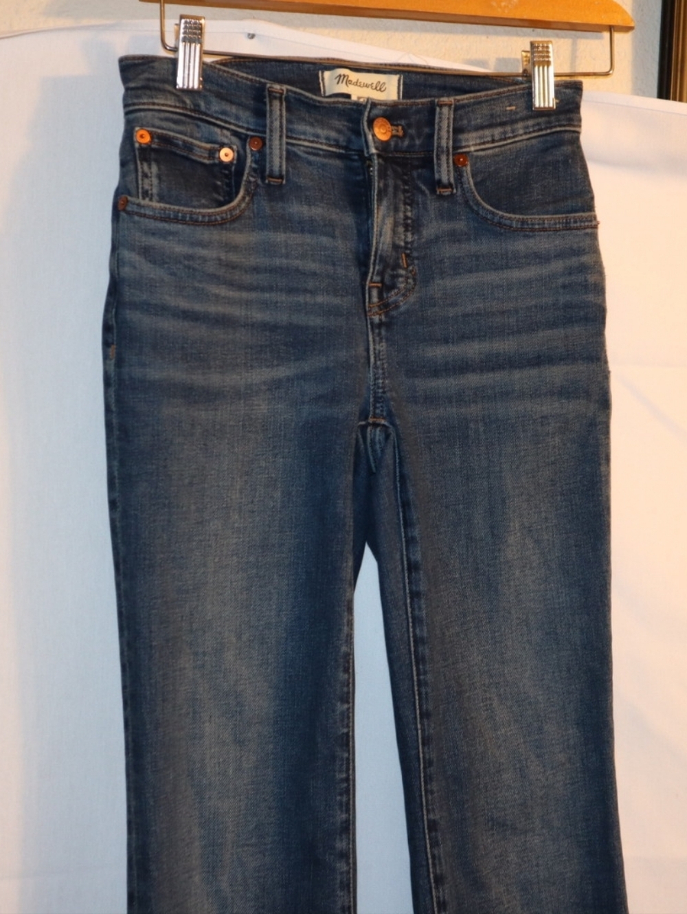 Madewell Petite Kick Out Full-Length Jeans in Devito Wash Size 23 Petite - Picture 11 of 15